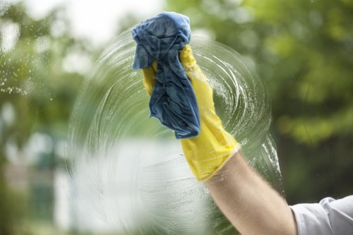 Domestic cleaning tasks for kitchen and bathroom areas in EN5