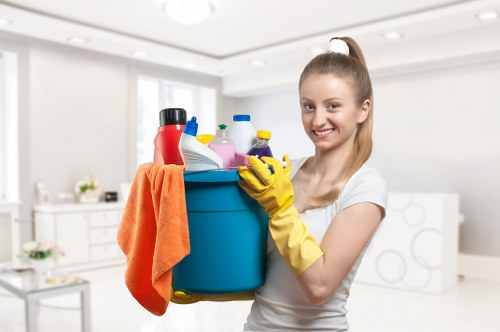 Deep cleaning carpets in a local EN5 property